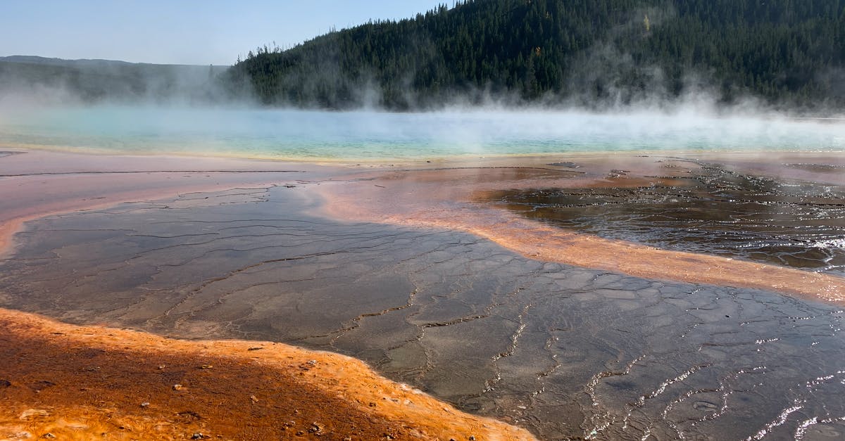 Is steam lost in boiling negligible? - Grand Prismatic Spring in Wyoming