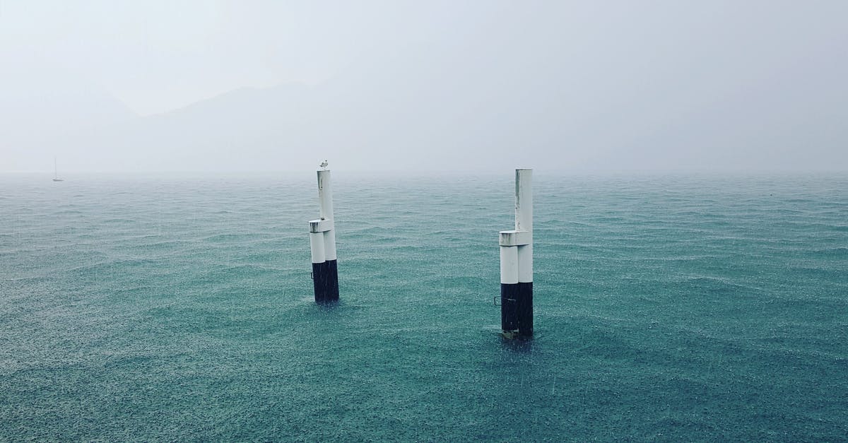 Is the sink or float test for eggs accurate? - Concrete poles amidst calm blue sea