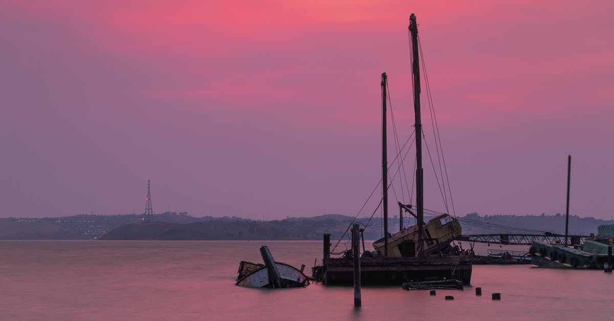 Is the sink or float test for eggs accurate? - Picturesque abandoned vessels floating near aged pier and hills on purple cloudy sunset