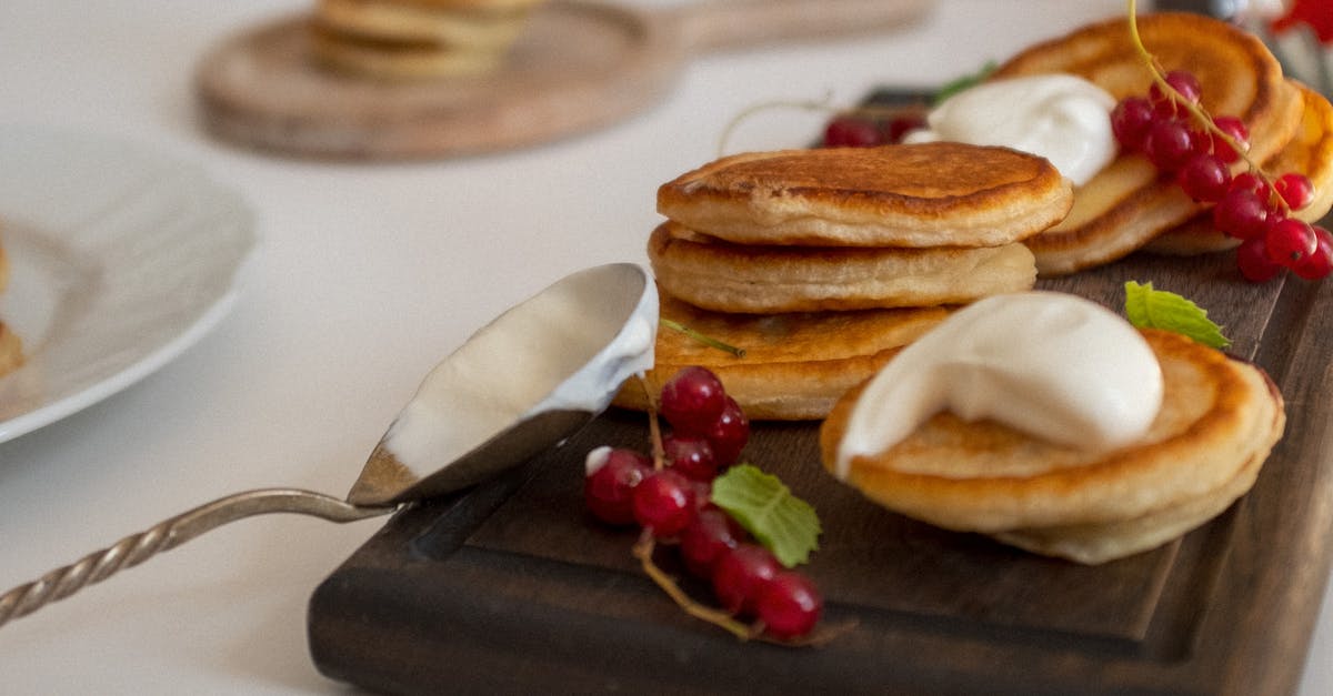 is there a blender/food processor combo still made? - Pancakes and Berries on a Wooden Tray