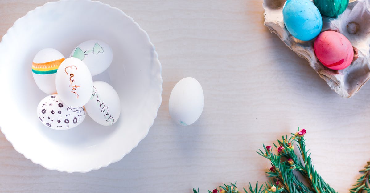 Is there a difference between green and spring onions? - Easter eggs placed on white table