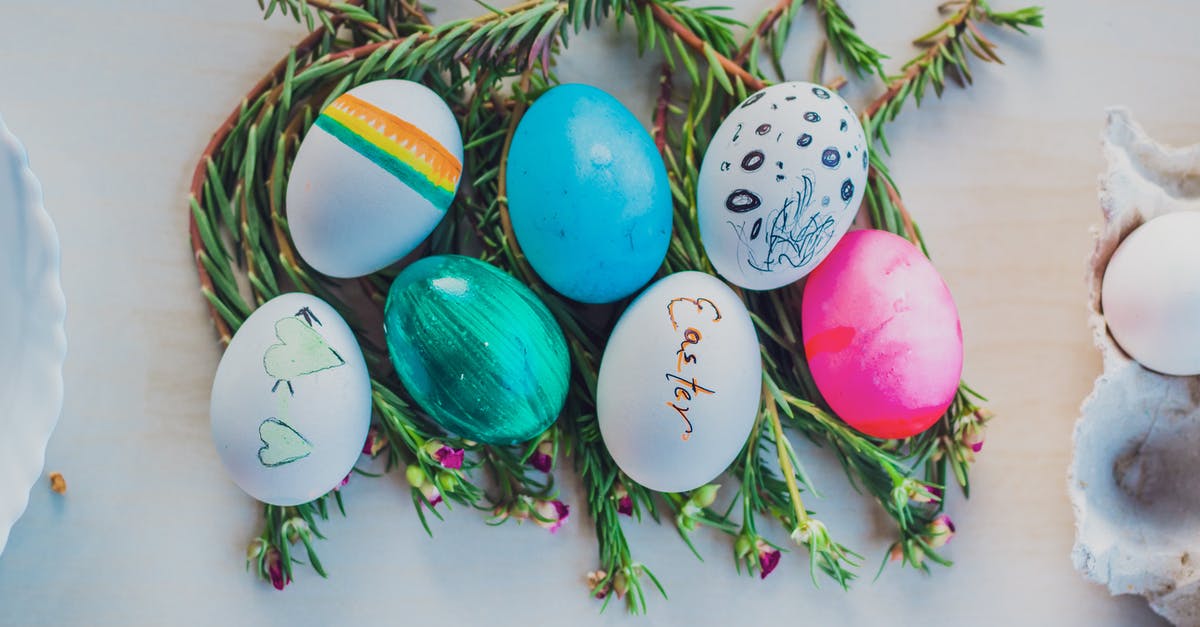 Is there a difference between green and spring onions? - Top view composition of various colorful eggs placed on green twigs on white table