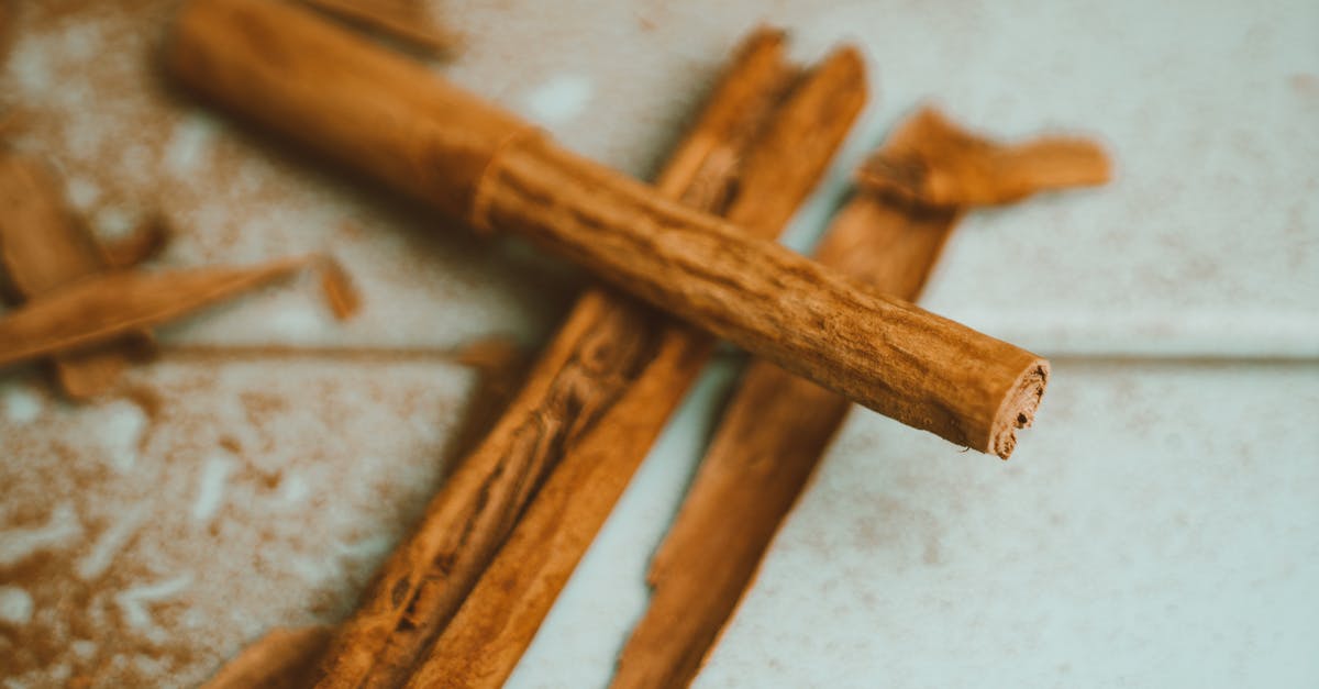 Is there a name for the Cinnamon-Mint under-flavor? - Brown Wooden Sticks on White Surface