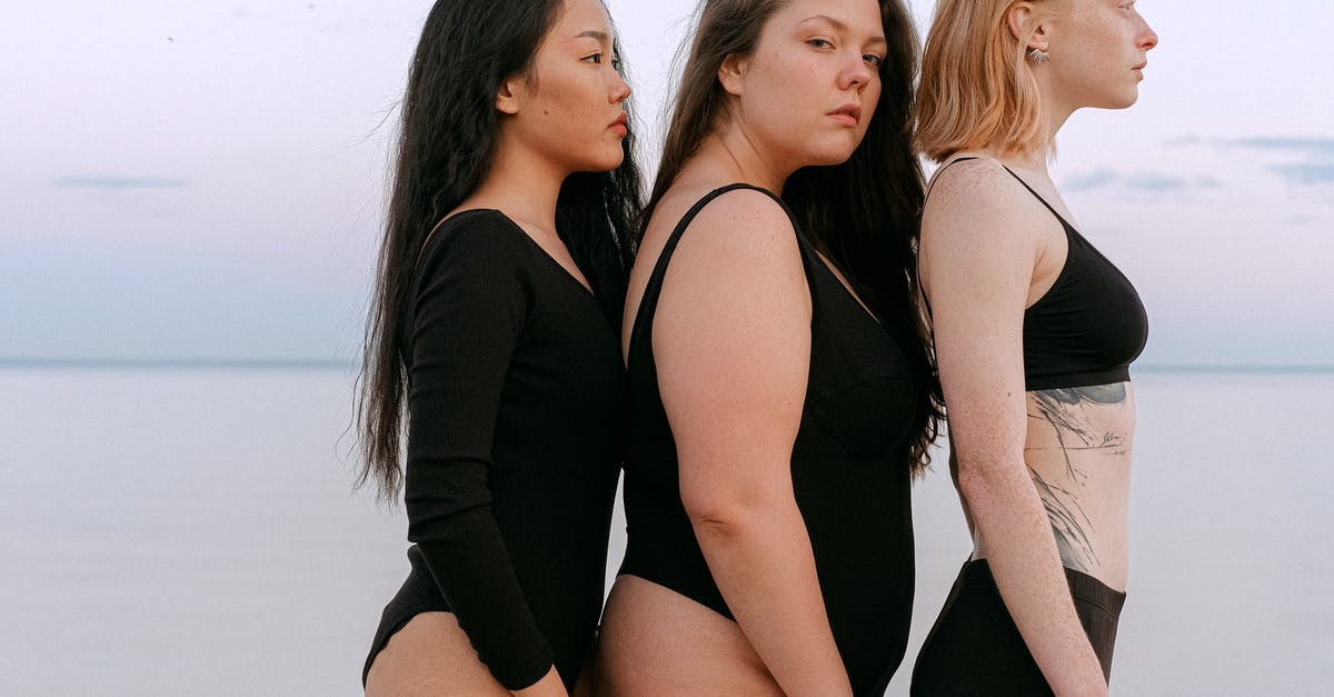Is there a term for the blending of different recipies of the same type? - Side View of Women in Different Sizes