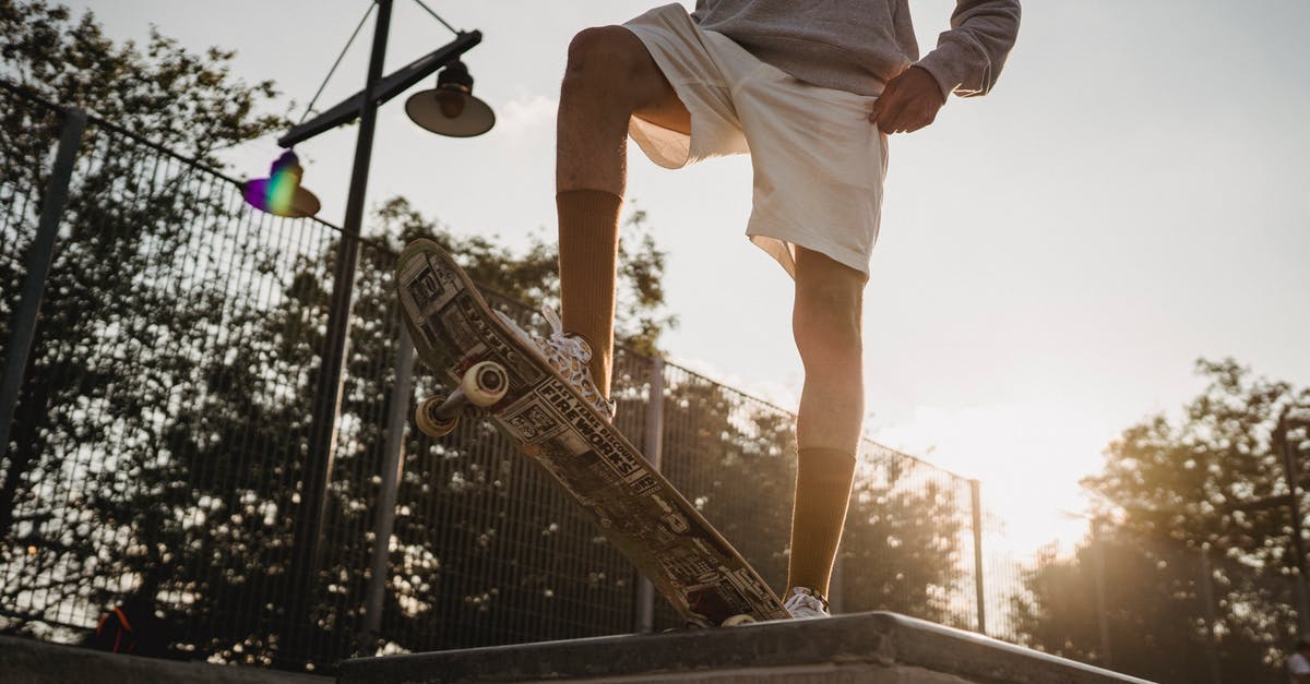 Is there a trick to scraping the beater of my stand mixer? - Young male skateboarder preparing for performing stunt in skate park