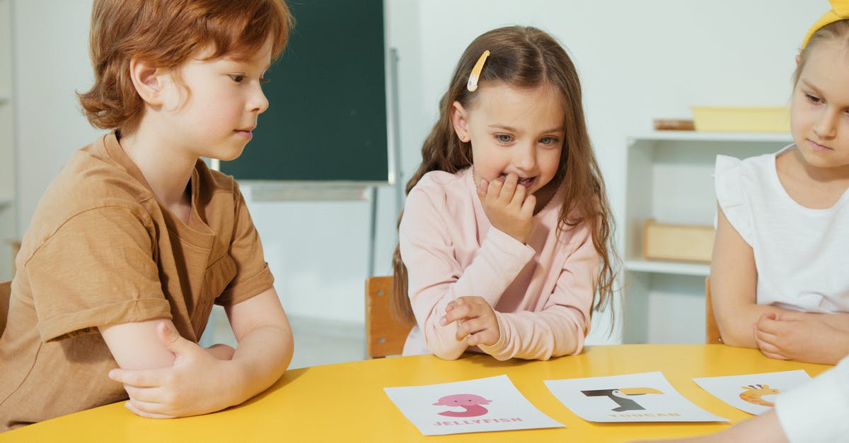 Is there a way to handmake alphabet pasta? - Kids Looking at the Alphabet Placards on the Table 