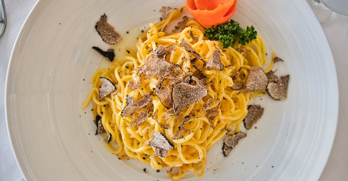 Is there an inexpensive substitute for truffles? - Plate of Pasta