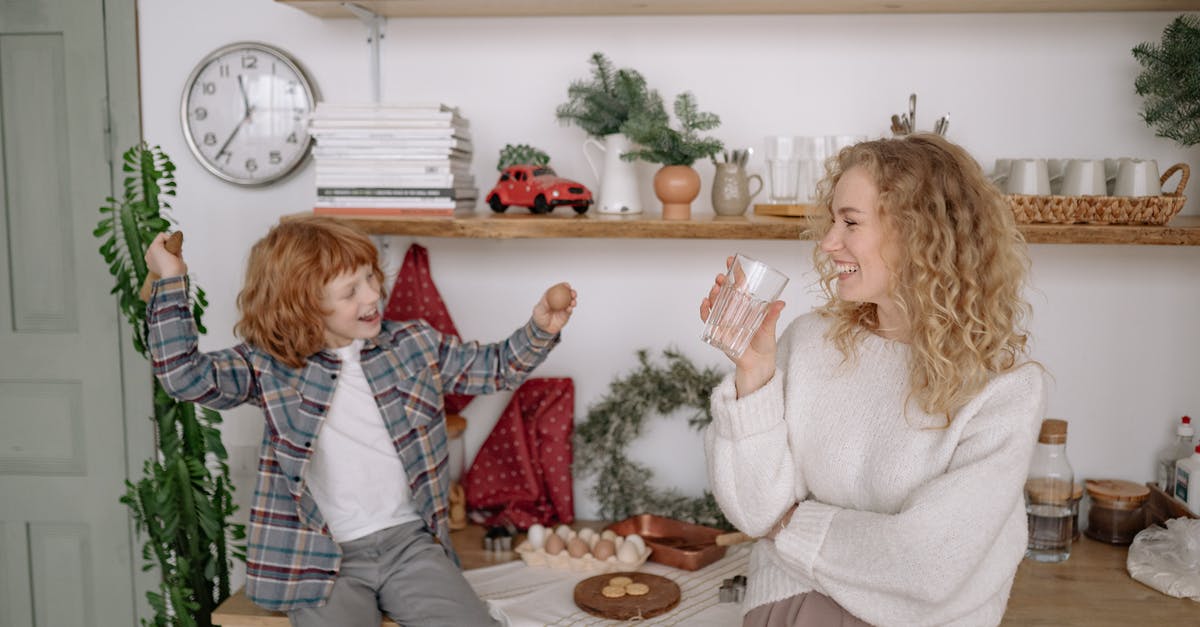 Is there any way to increase the shelf life of mixed egg - Woman and a Boy Sitting on a Wooden Cabinet