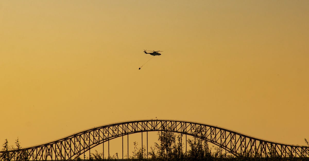 Is there any way to rescue a mayonnaise-based spread? - Helicopter Flying Over a Bridge at Sunset 