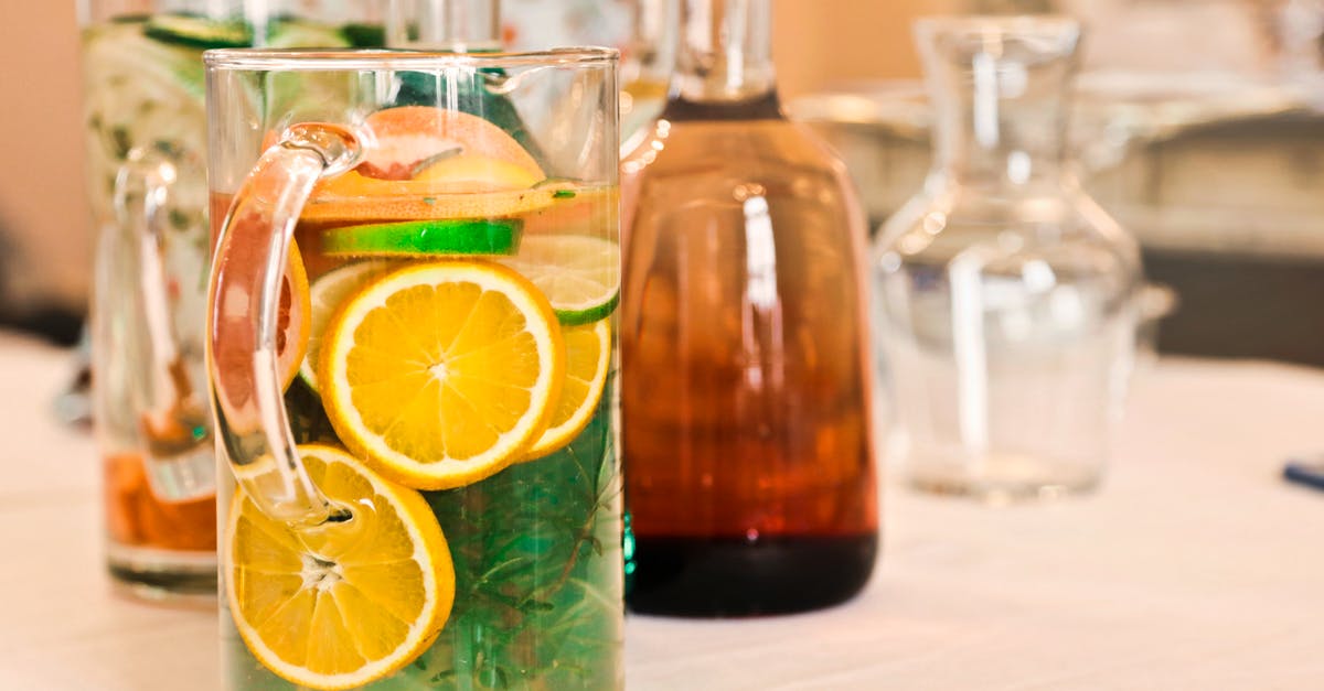 Is zesting lemons effective when making lemonade? - Clear Glass Bottle With Orange Juice