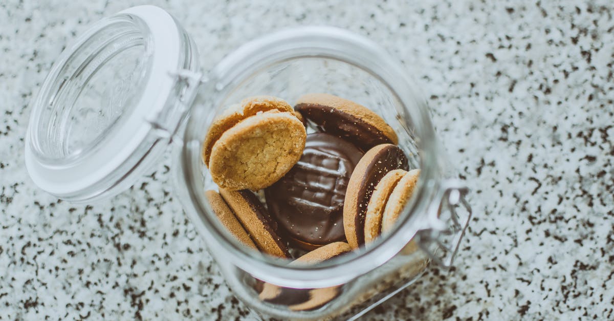 Jar opened once - is it still good for pickling? - Photo of Chocolate Cookies in Jar