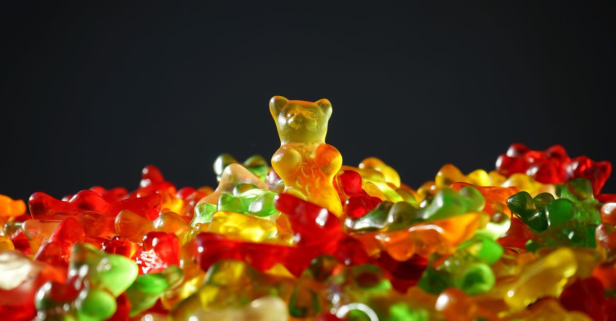 Jelly or flavored Gelatin - Multicolored Gummy Bears