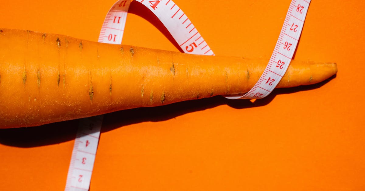 Jerk vegetable? - Orange and White Measuring Tape