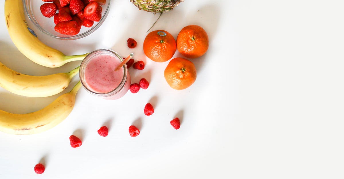 Juice from chicken sous vide - Assorted Fruits On White Surface