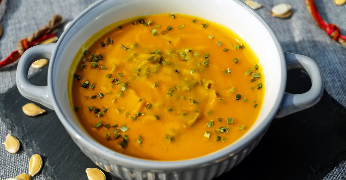 Keeping homemade soup - Soup on White Ceramic Soup Bowl