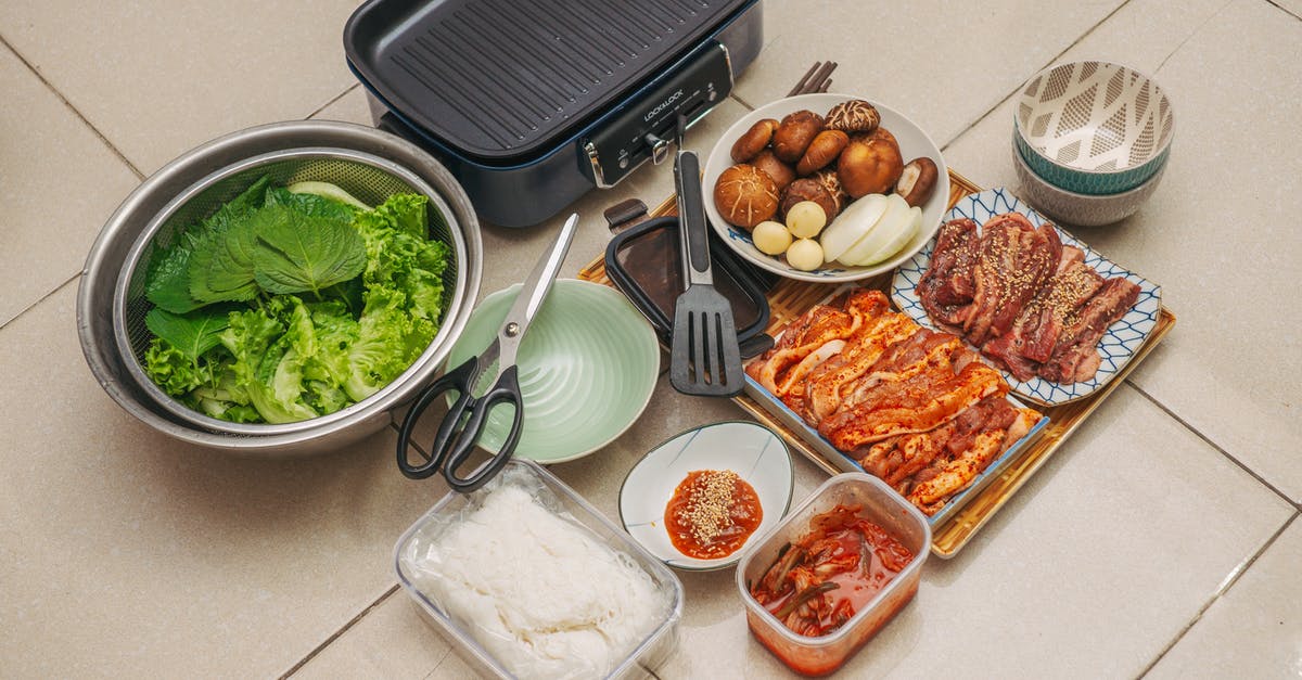 Kimchi Beef Noodles - A Set of Samgyeopsal