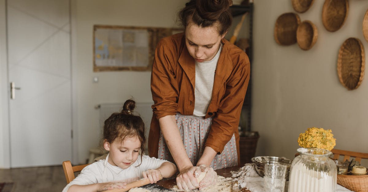 Kneading causing gluten - Man in Brown Sweater Sitting Beside Woman in Brown Sweater