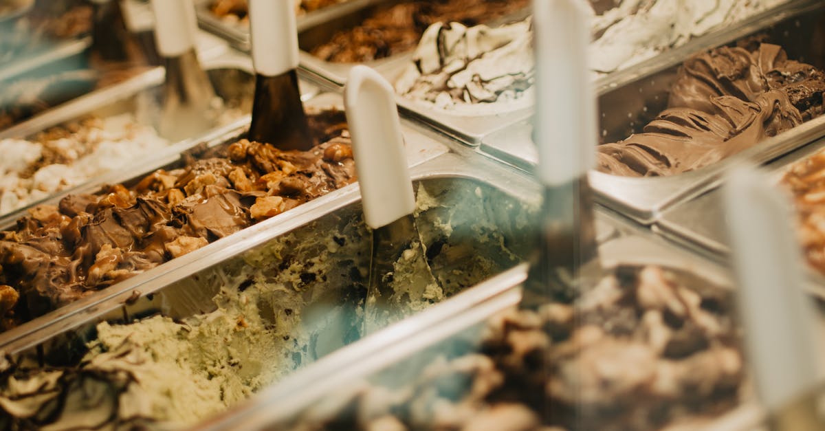 Labeling Food for the Freezer - Gelato Ice Creams on Display