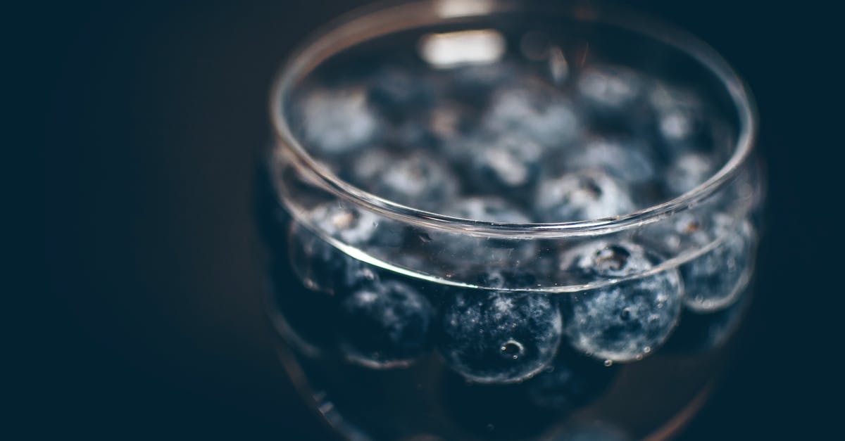 lactofermenting blueberries have hardly produced any liquid - is this safe? - Berries Floating on Glass Filled With Water