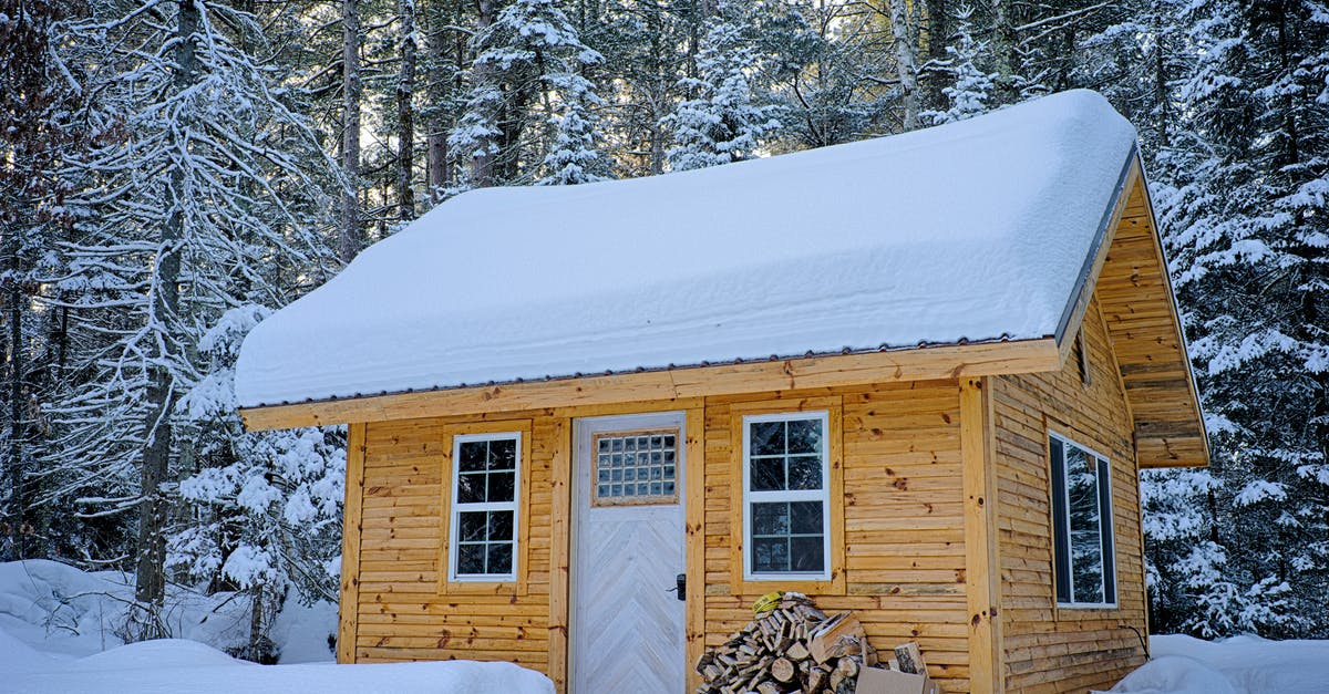 Le Creuset vs. Lodge Enamel - Snow Covered Wooden House Inside Forest