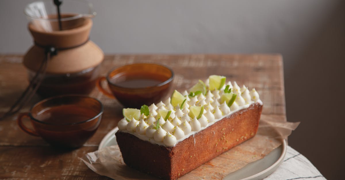 Loaf Cakes Always Sink in The Centre - Close-up of a Cake on Table