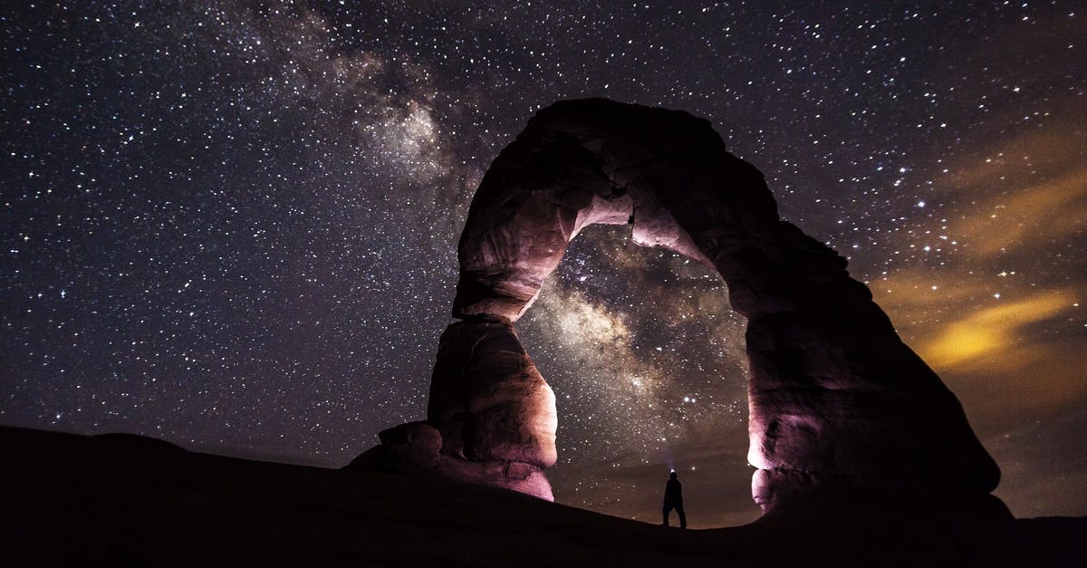 Low Hassle, Knead-Free Doughs - Person Standing Under A Rock Formation On A Starry Night