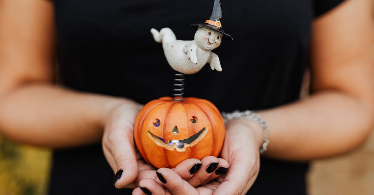 Making Pumpkin Preserve - White and Orange Jack O Lantern