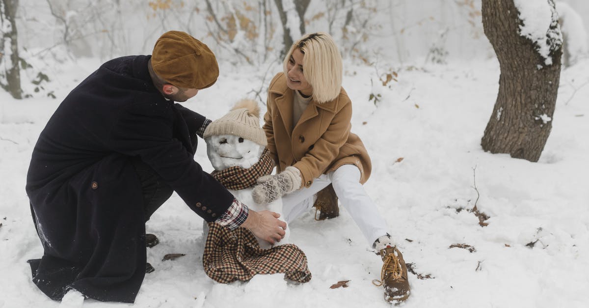 Making super-sour sweets -- issues with stickiness - Couple Making a Snowman Together