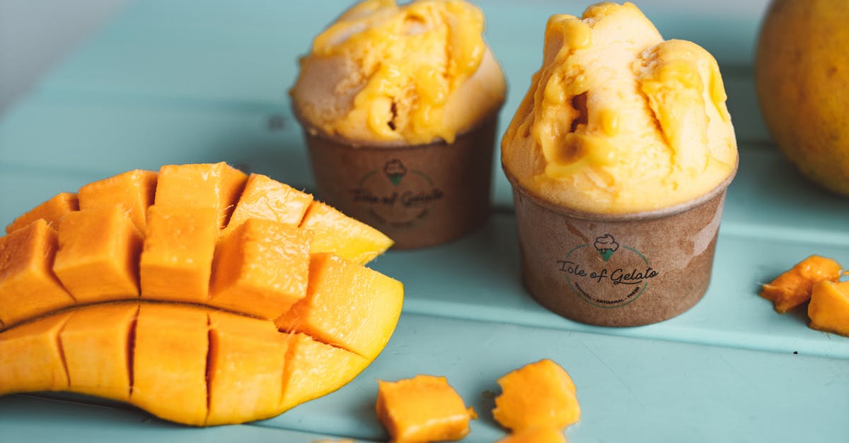 Mango chutney freezable? - Cups of Mango Ice Creams