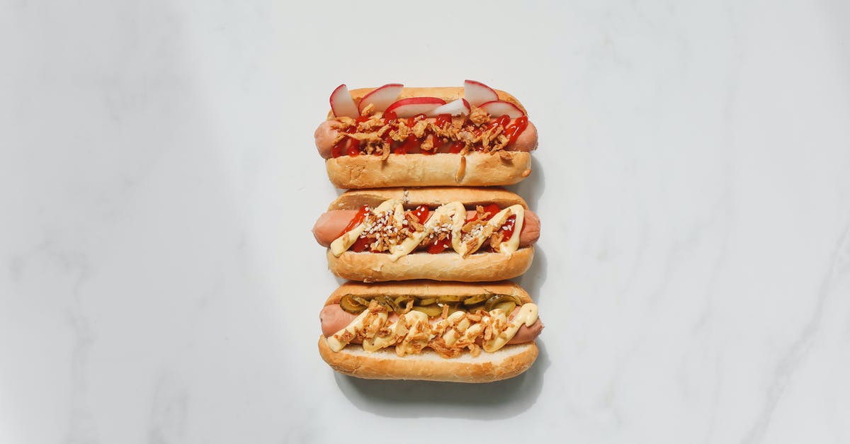 Mayonnaise advise - Photo of Hotdog Sandwiches on White Background