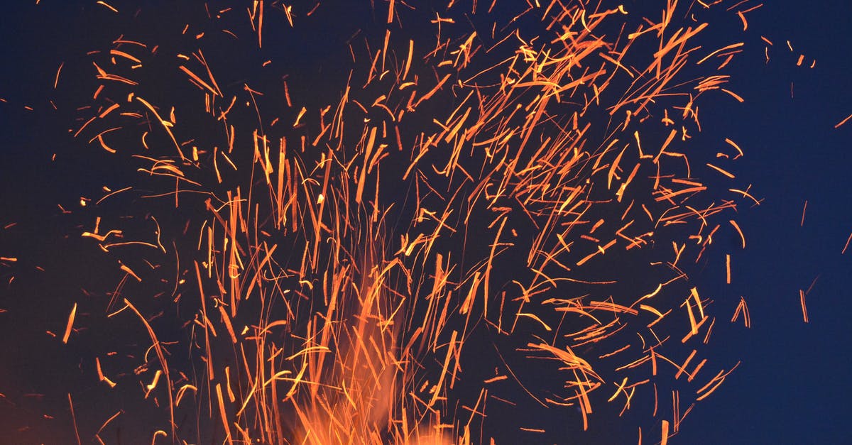 Microwaving M&Ms produces sparks - Close-up Photo of Fire