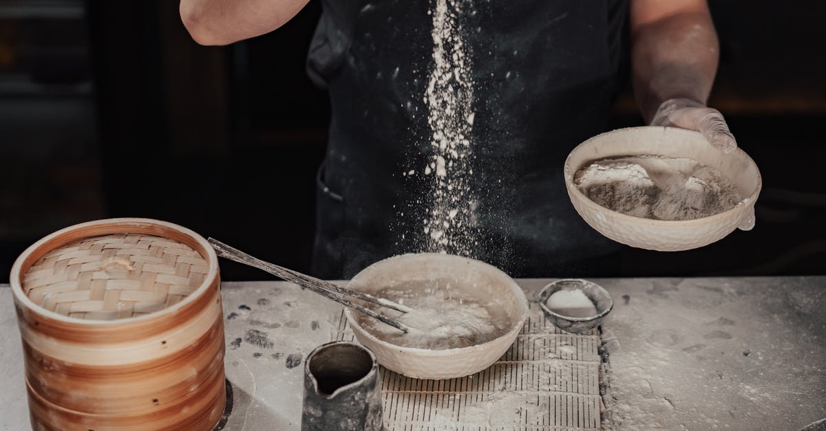 Milk in fermented bread dough - Person Holding Silver Spoon and Brown Wooden Round Bowl