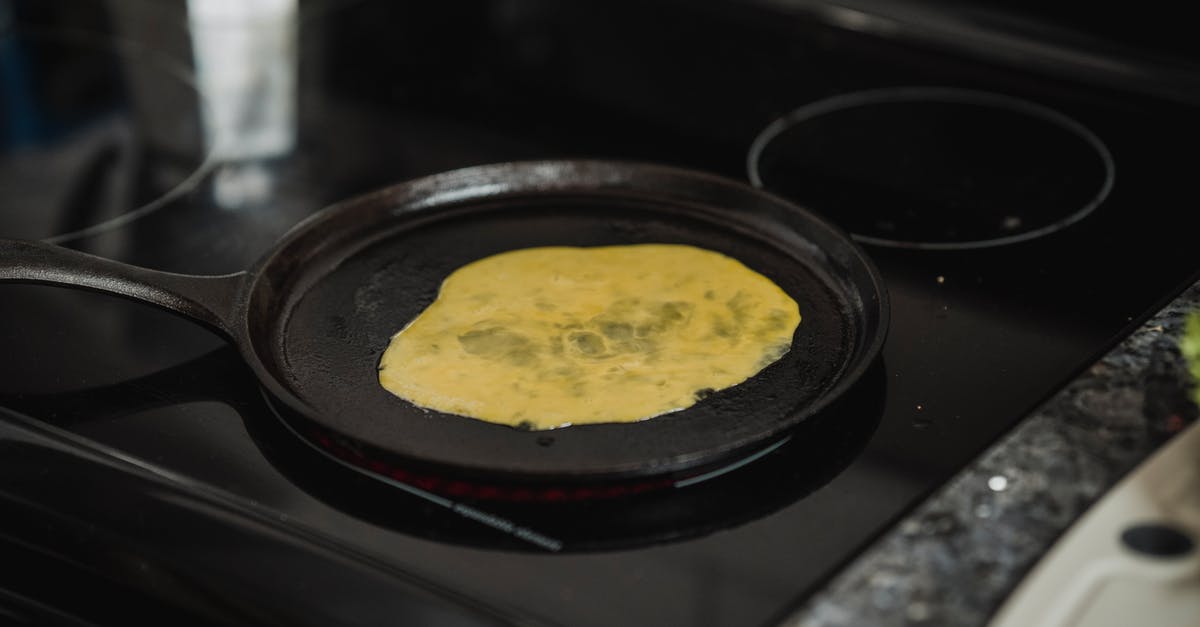 Milk pan for induction hob - Black Frying Pan on an Induction Stove