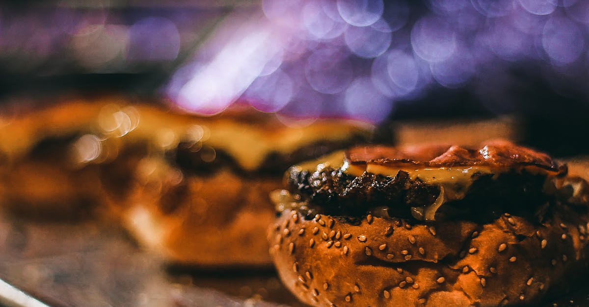 Minimalist Burger Patties [closed] - Brown Bread With Chocolate Syrup