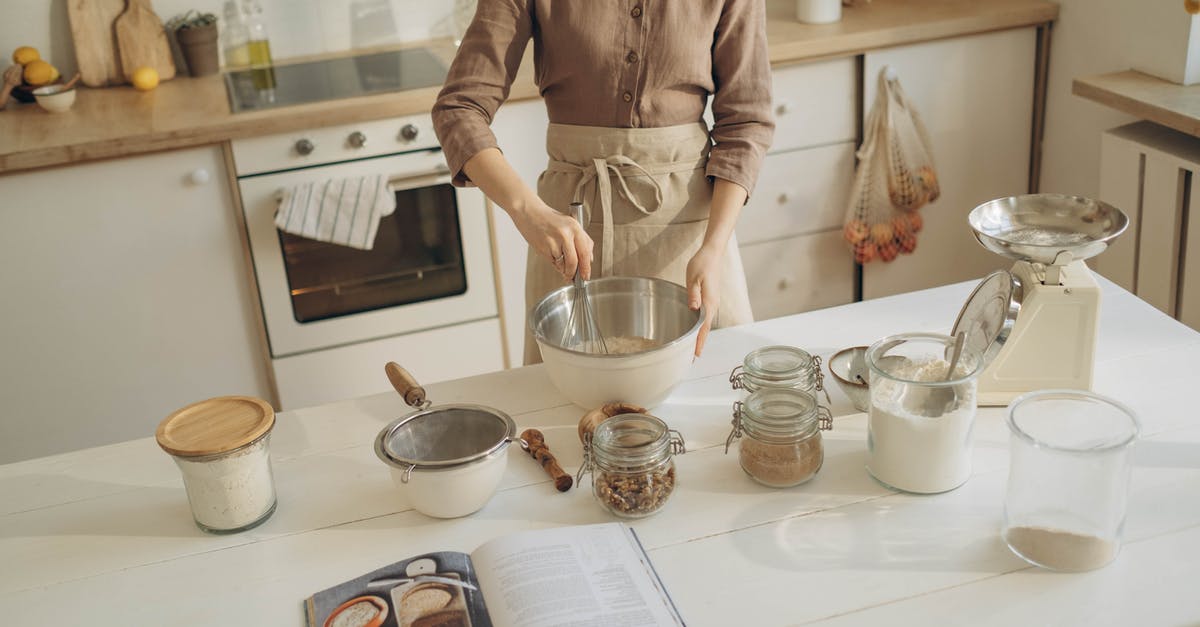 Mixing baking ingredients separately - Free stock photo of adult, at home, baking