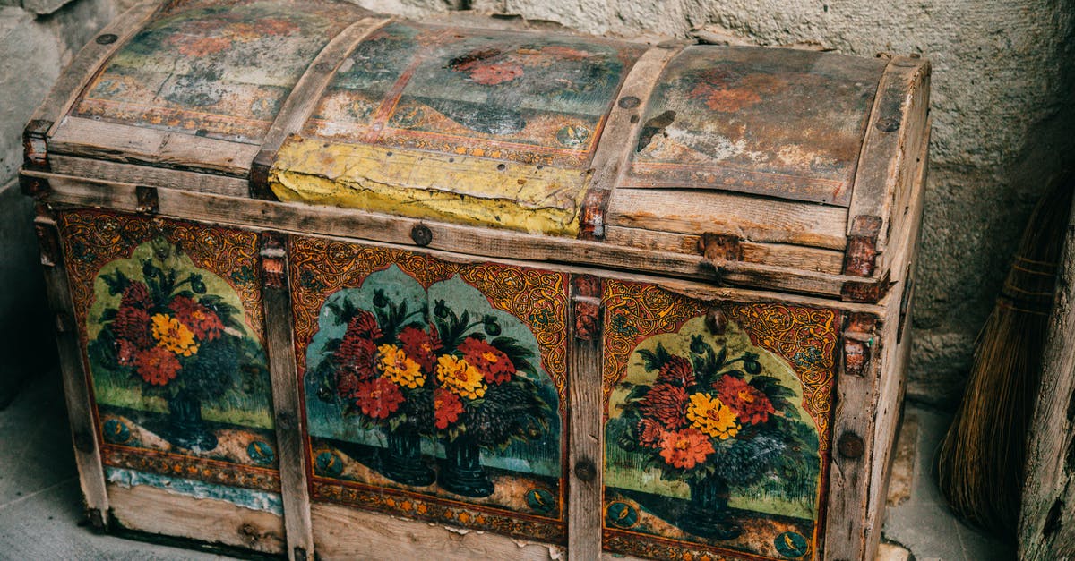 my chest freezer is going out. - Ornamental old chest on ground