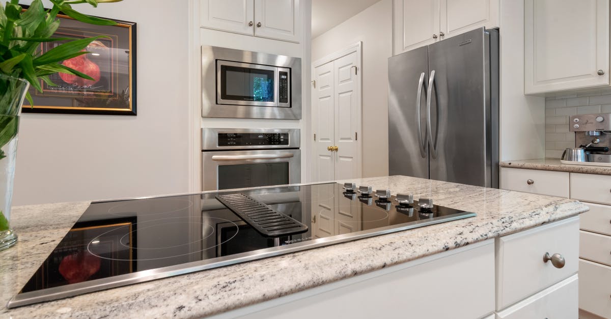 My microwave sparked - White Wooden Kitchen Cabinet over Stainless Steel Sink