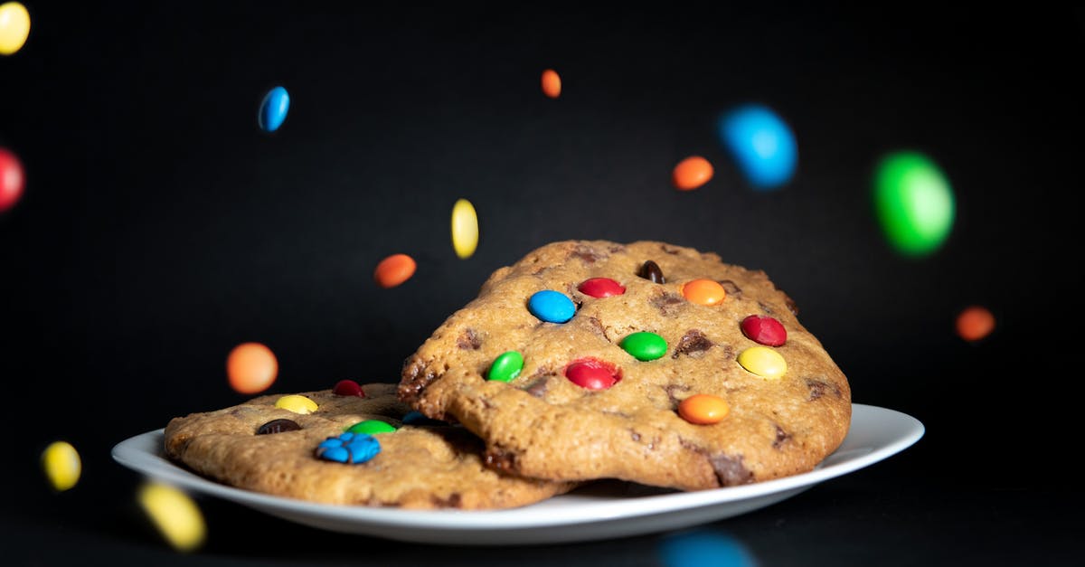 My soft cookies are falling apart! [closed] - Close-Up Photo of Cookies with Candies on a Plate