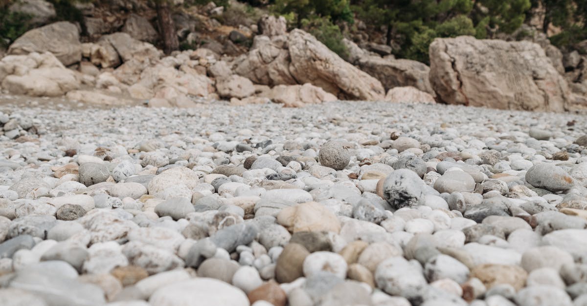 My soufflé turned grey - Gray Stones on Gray Rocky Ground