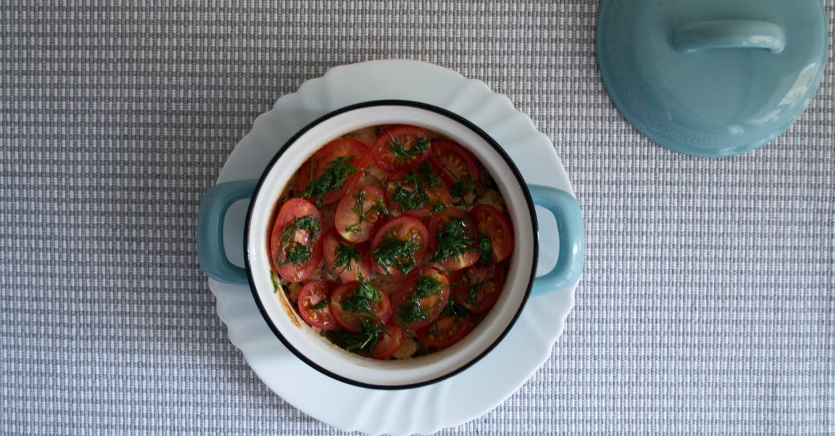 My split pea soup is bland - Red Sauce on White Ceramic Bowl