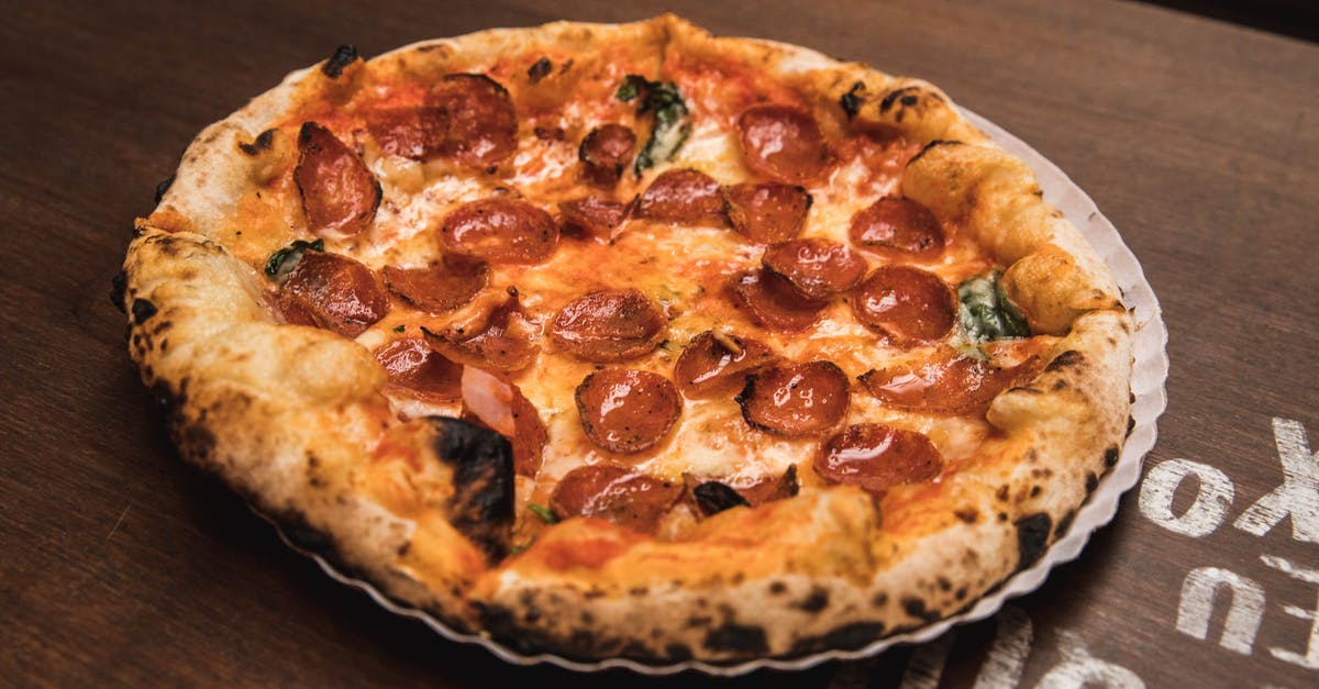 Need help in identifying a specific italian salami/sausage for pizza - Pizza on Brown Wooden Table