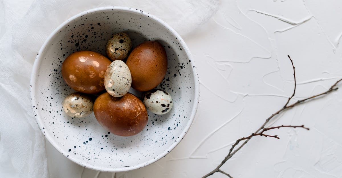 No-egg egg-wash - Brown Egg on White Ceramic Bowl