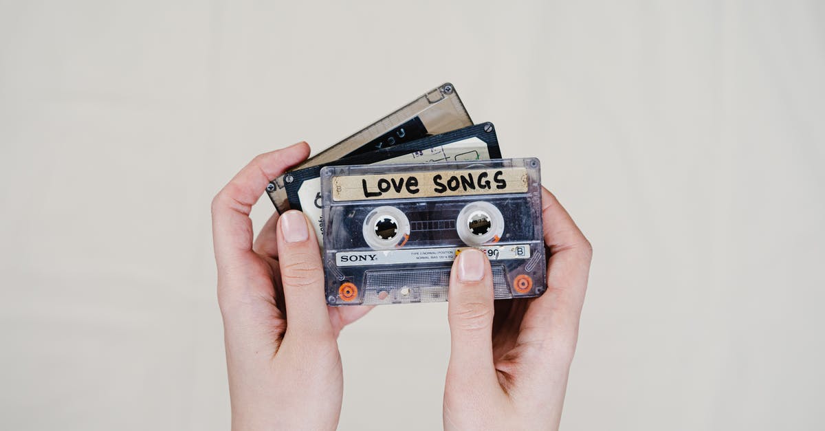 Non-plastics storage suggestions - Love Songs Cassette Tape