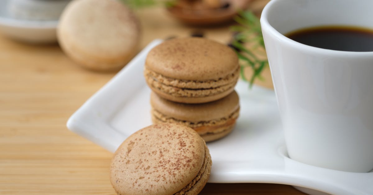 Non-sweet sugar replacement for French macaron - Three Cookies Beside Cup of Coffee