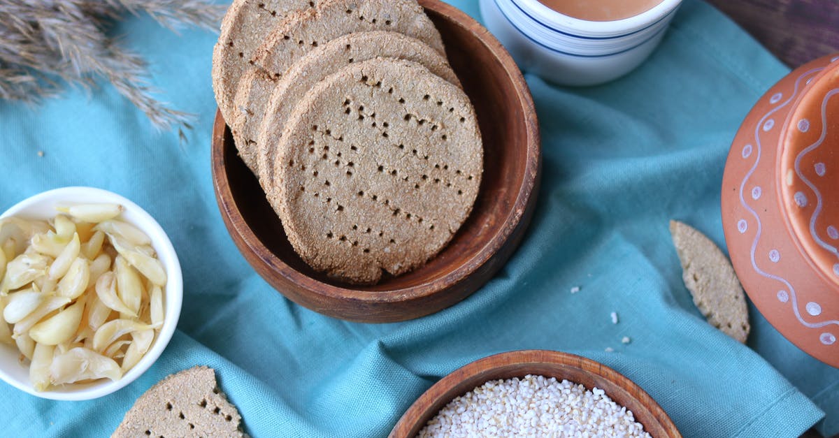 Oat bran flour instead of oat flour - Brown Round Cookie on Brown Round Plate