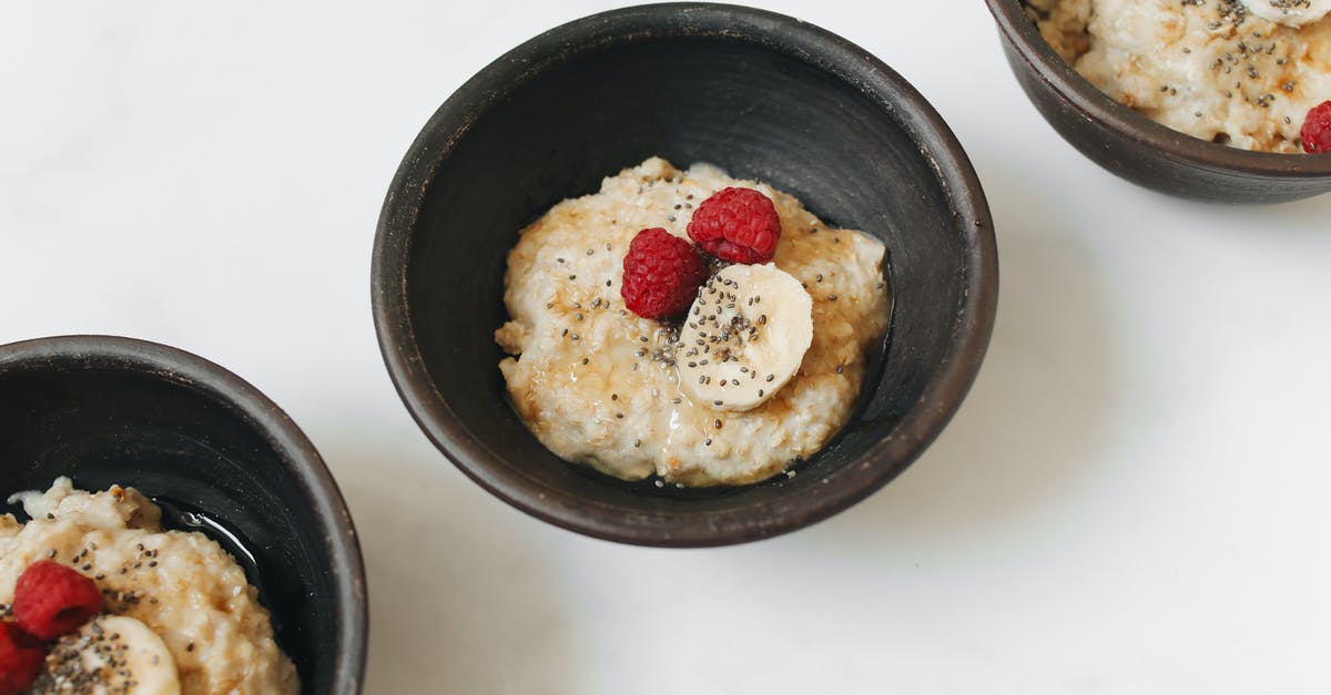 Oat starch to sugar conversion in oat milk - Black Ceramic Bowl With White Rice