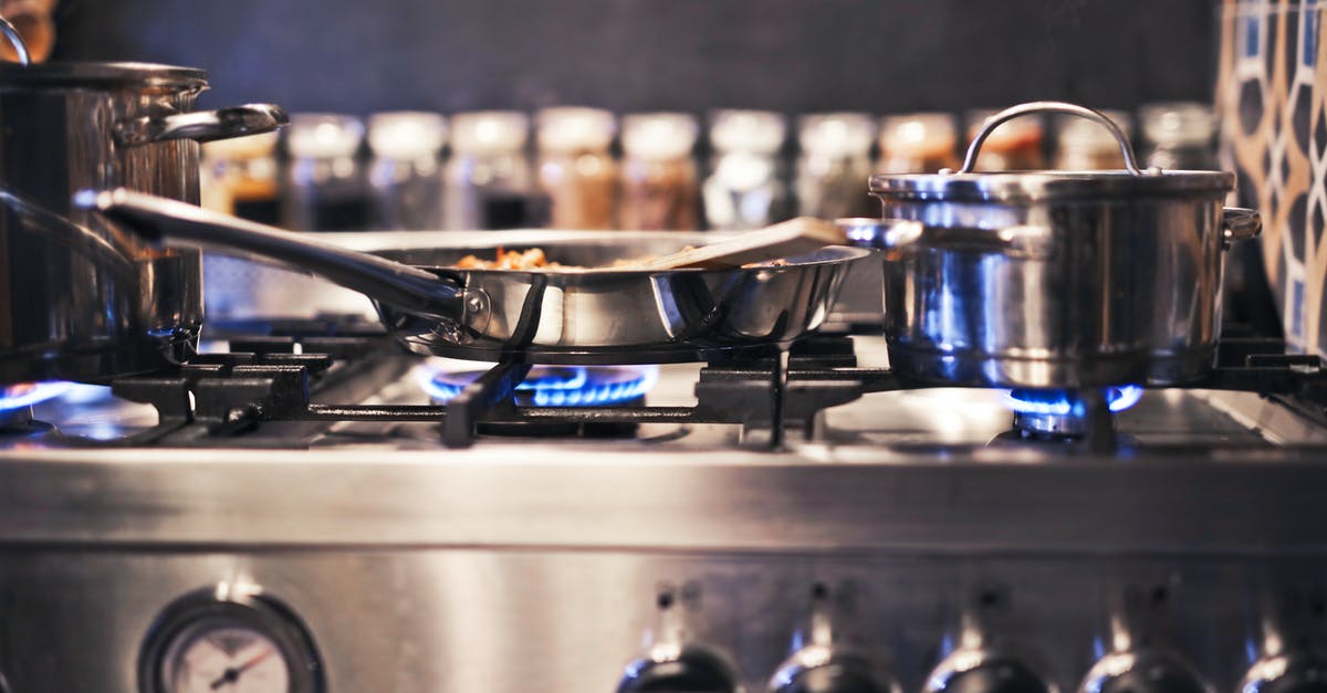On an electric stove, does the smaller burner produce fewer BTUs than the larger burner? - Stainless Steel Cooking Pot on Stove