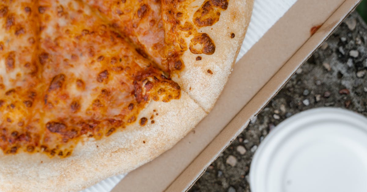 Order of ingredients when making Pizza dough - Brown and White Pizza on White Paper Plate