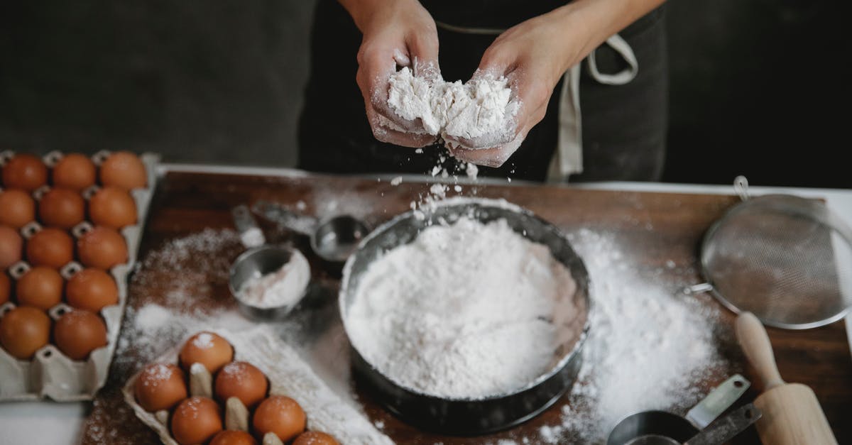 Overheated stainless saucepan - food now sticks - Cook adding flour to recipe of dough