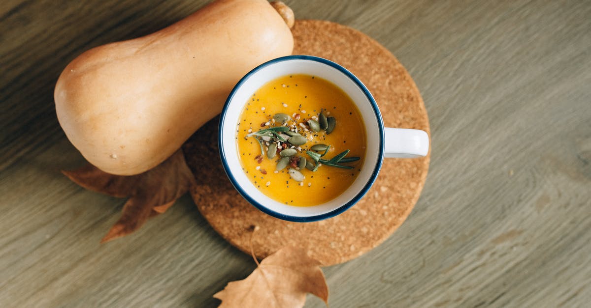 Papaya puree types - Soup in White Ceramic Bowl